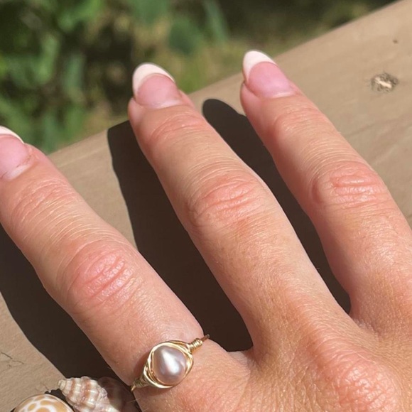 Handmade Pearl ring - Picture 3 of 4